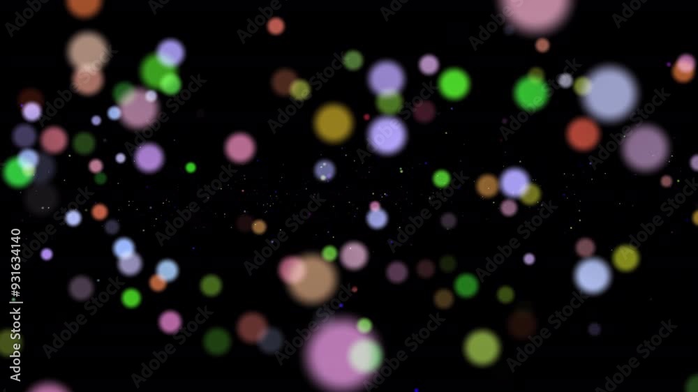 Abstract Spheres and Particles Background Abstract Spheres and Particles Background