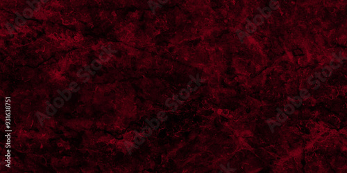 Red Abstract grunge dark wall texture background. Texture of a concrete wall with cracks and scratches .Grunge Close up abstract empty of black and red modern wallpaper background space for text.	

