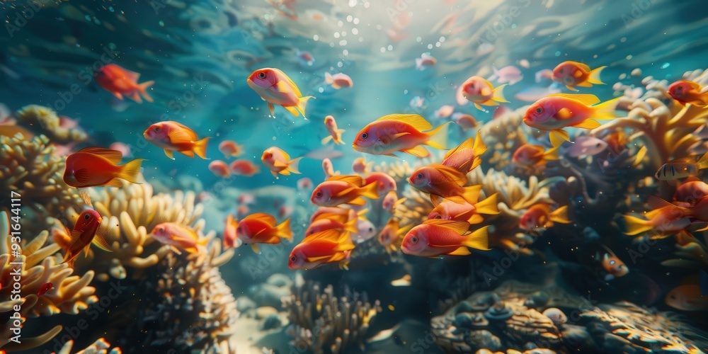 Colorful Fish in the Reef Colorful Fish in the Reef