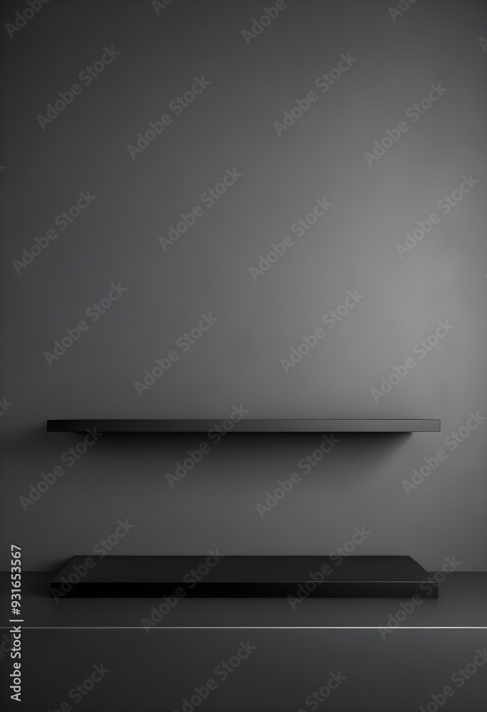 Product display background, minimalist black podium, black tone Product display background, minimalist black podium, black tone