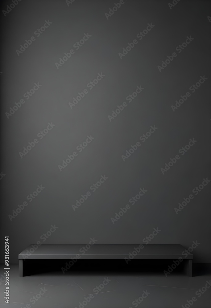 Product display background, minimalist black podium, black tone Product display background, minimalist black podium, black tone