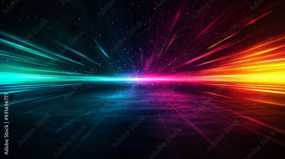 Vibrant abstract background featuring dynamic light streaks in vivid colors, creating a sense of motion and energy. Vibrant abstract background featuring dynamic light streaks in vivid colors, creating a sense of motion and energy.