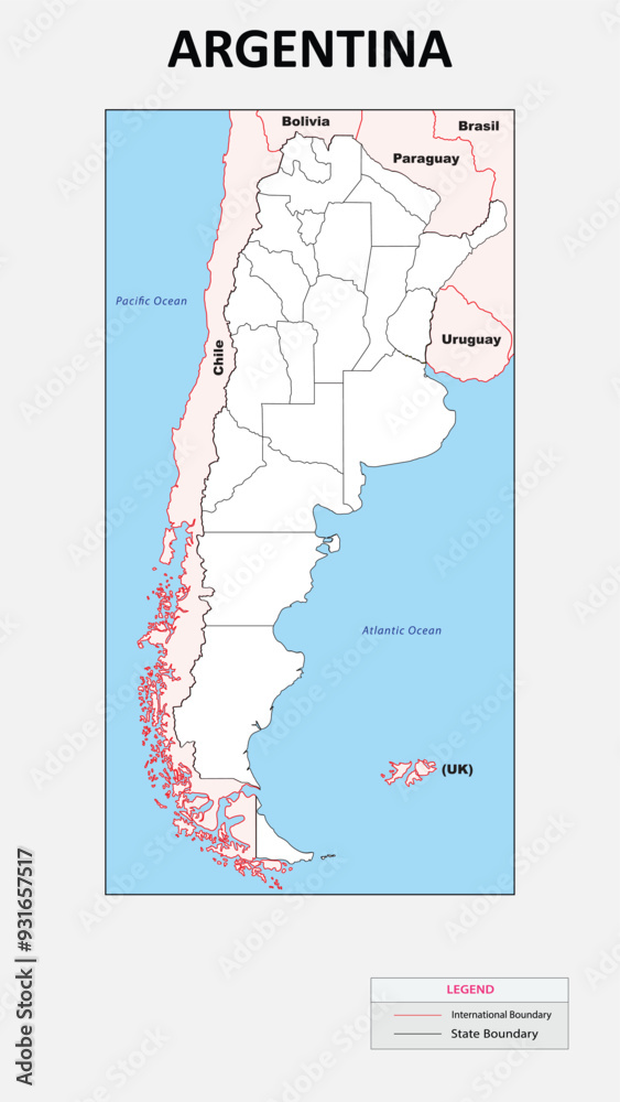 OUTLINE OF ARGENTINA visual data 3