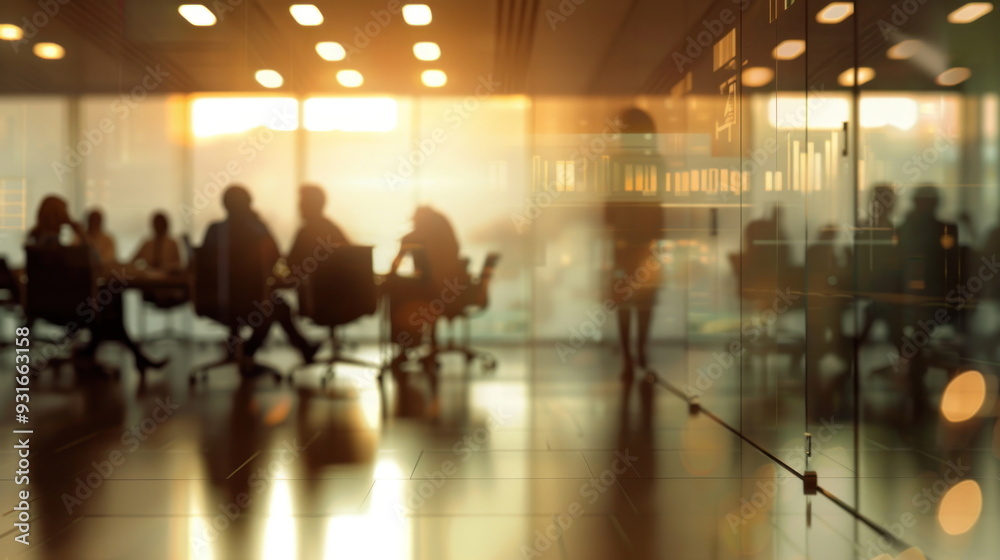 blur people in meeting room blur people in meeting room