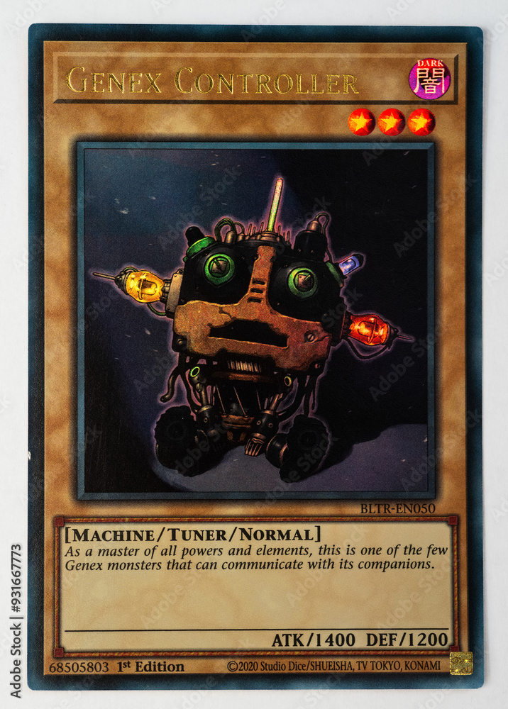 Hamburg, Germany - 08192024: picture of the English Yu Gi Oh paper ...
