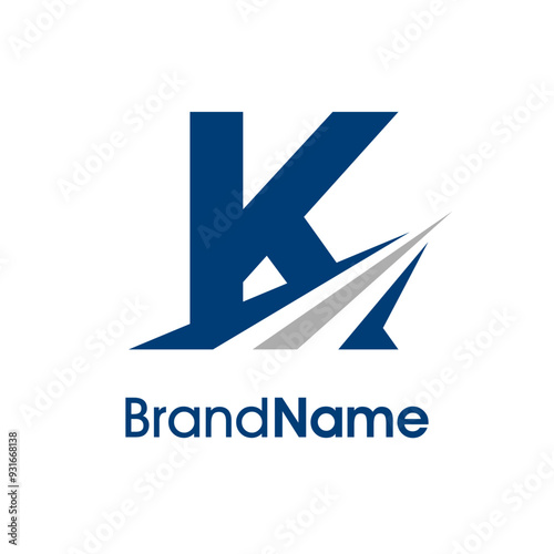Simple Initial K Road Logo
