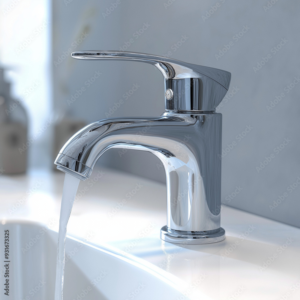 tap water 3d render icon ai generated tap water 3d render icon ai generated