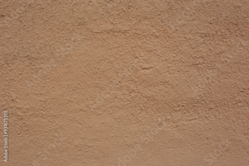 Soil wall texture of clay house structure. Mud background