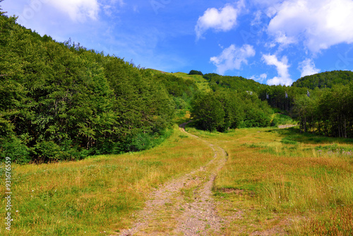 panorama of the aveto valley genoa italy