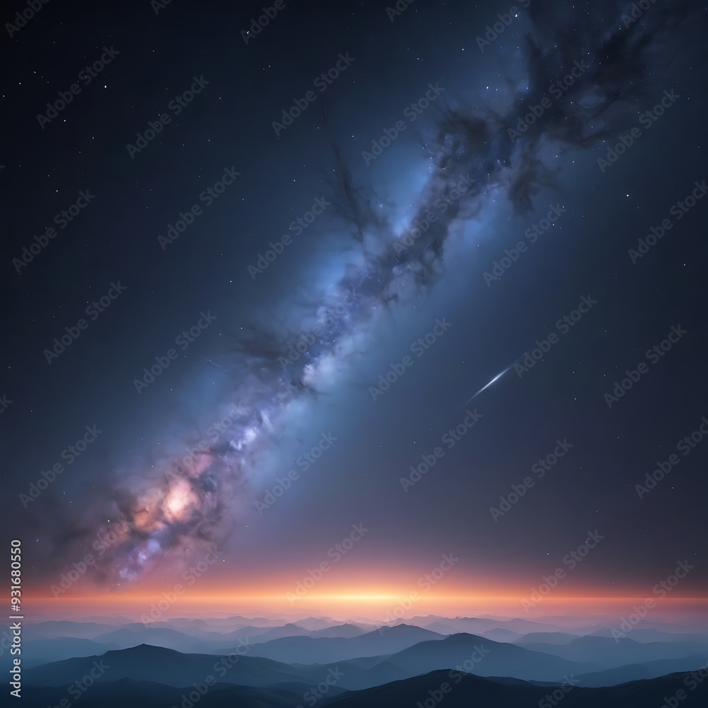 Fototapeta premium Milky way galaxy from Himalaya