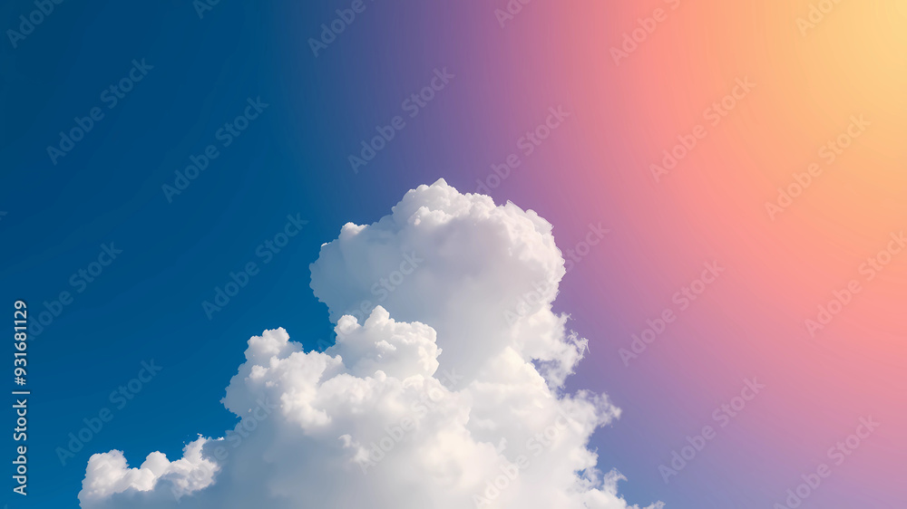 White cloud on blue sky, vibrant, Colorful gradient splash, hd, 4k, high-quality, highly detailed, photorealistic, RAW, high quality, dynamic lighting, sharp focus, ultra realistic, masterpiece White cloud on blue sky, vibrant, Colorful gradient splash, hd, 4k, high-quality, highly detailed, photorealistic, RAW, high quality, dynamic lighting, sharp focus, ultra realistic, masterpiece