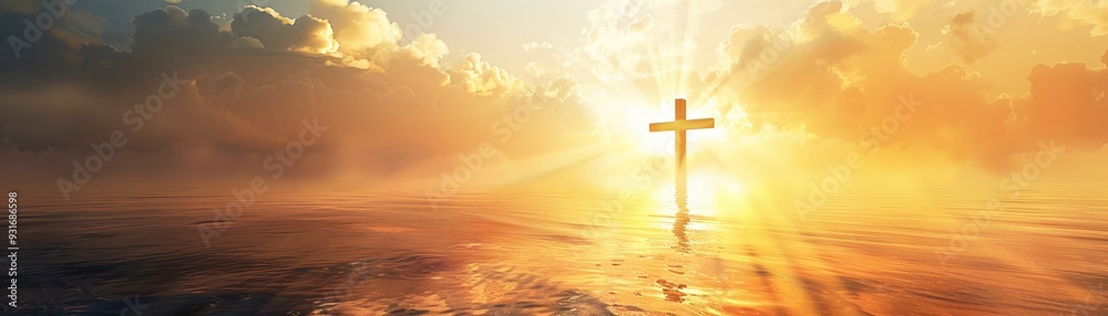 Christian Faith concept of Spiritual Serenity beautiful background. Christian Faith concept of Spiritual Serenity beautiful background.