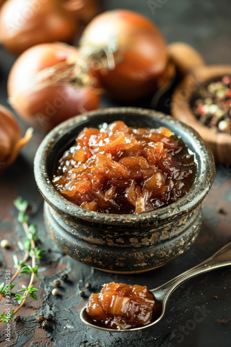 Onion confit photo