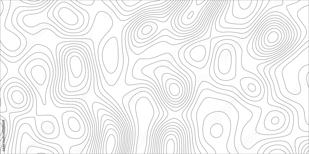 Ocean topographic line map with curvy wave isolines vector illustration. Abstract topographic contours map background, Vector contour topographic map. Cartography texture abstract banner use.
Ocean topographic line map with curvy wave isolines vector illustration. Abstract topographic contours map background, Vector contour topographic map. Cartography texture abstract banner use.