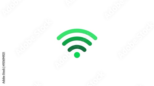 wifi symbol wireless network iconq animated 4k photo