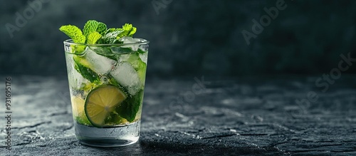 Mojito cocktail featuring l...