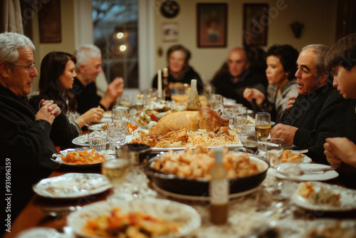 Family Argument During Dinner