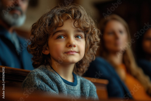 Family In Courthouse