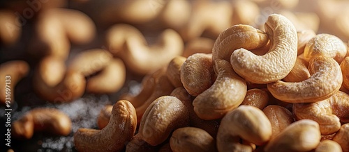 Roasted and salted cashews ...
