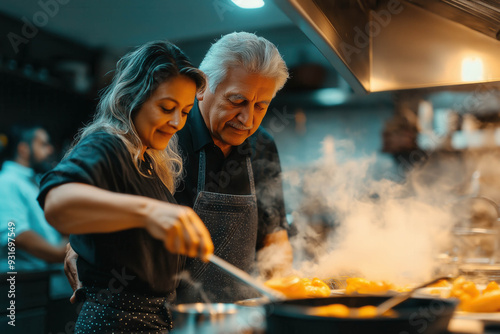 Happy Mexican Family Cookin...