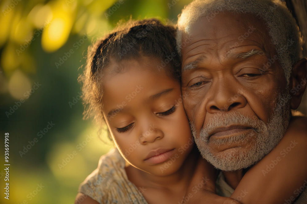 Sad African American Family Sad African American Family