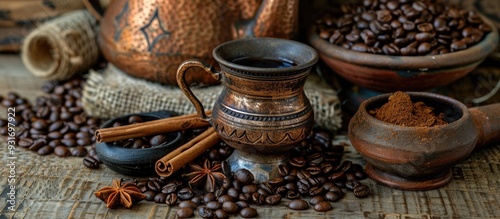Sweet hot drink black Arabi...