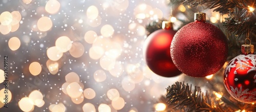 Red Christmas tree ornament...