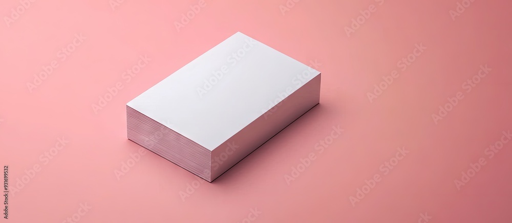 Images of business cards Mock up for corporate identity set against a pink background Suitable for presentations and portfolios of graphic designers. with copy space image Images of business cards Mock up for corporate identity set against a pink background Suitable for presentations and portfolios of graphic designers. with copy space image