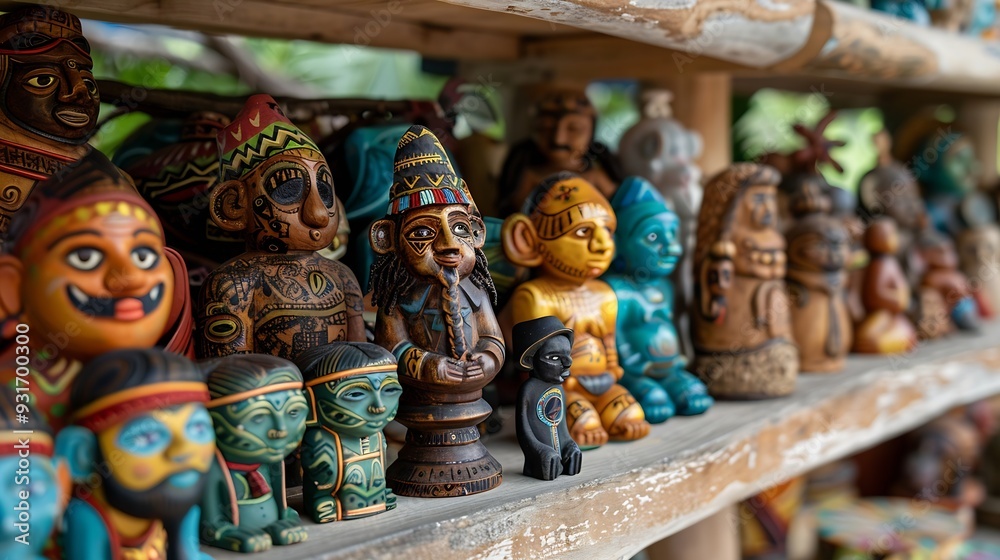 Local souvenirs on display in Grenada Grenada is a Caribbean country comprising a main island also called Grenada and smaller surrounding islands : Generative AI Local souvenirs on display in Grenada Grenada is a Caribbean country comprising a main island also called Grenada and smaller surrounding islands : Generative AI