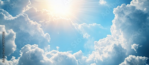 Sky featuring clouds and su...