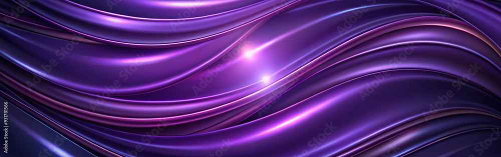 Banner Silk fabric satin. Navy purple color. Abstract dark elegant background with space for design. Soft wavy folds. Gradient. Light lines. Shiny. Shimmer. Glowing template. Panoramic view. Banner Silk fabric satin. Navy purple color. Abstract dark elegant background with space for design. Soft wavy folds. Gradient. Light lines. Shiny. Shimmer. Glowing template. Panoramic view.