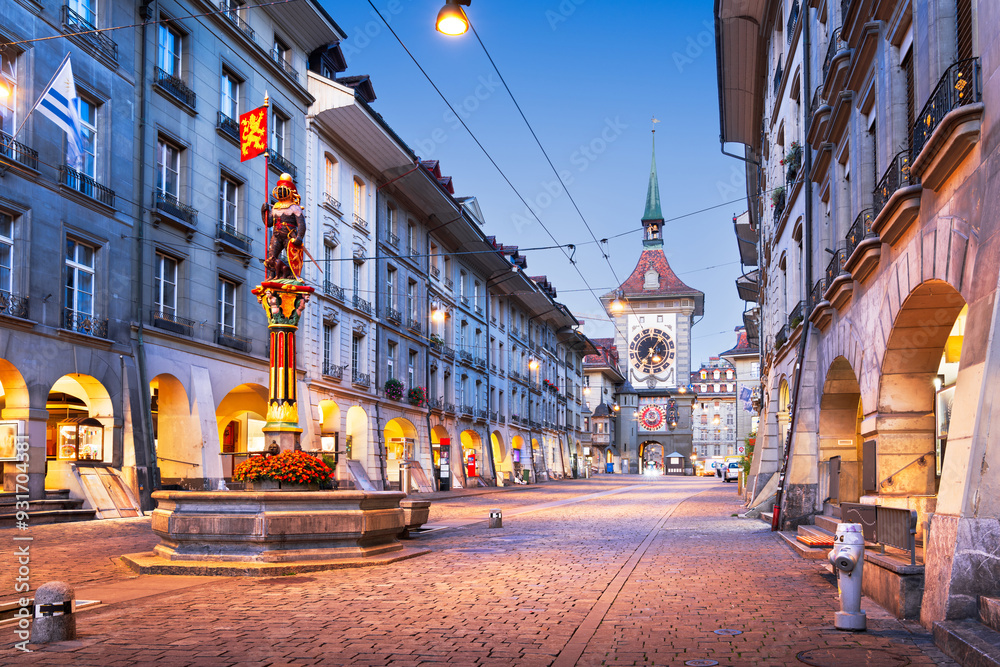 Bern, Switzerland with the Zytglogge Clock Tower Bern, Switzerland with the Zytglogge Clock Tower
