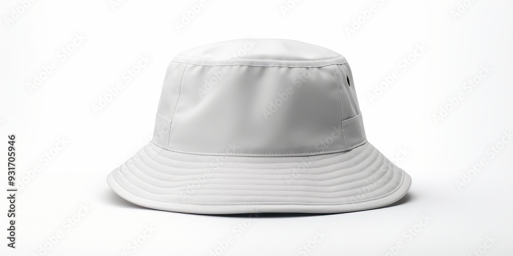 Fototapeta premium White Bucket Hat