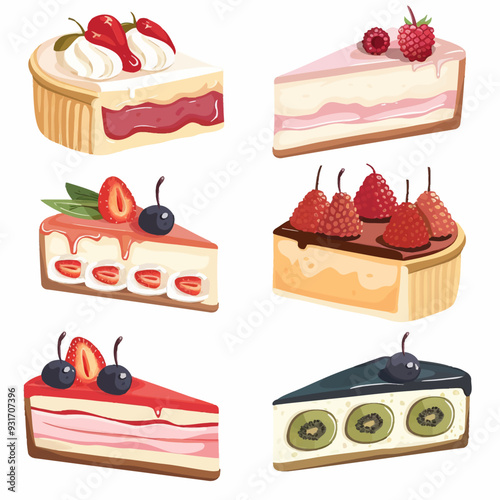 Clipart of Cheesecake