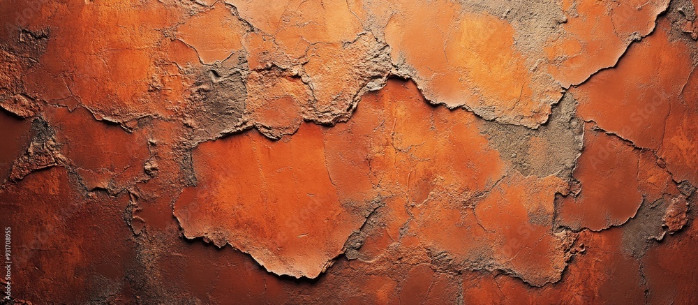 Obraz premium detail of a clay wall. with copy space image. Place for adding text or design