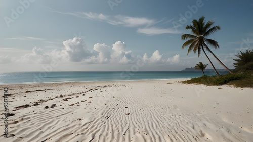 Serene Shores: A Tranquil Tapestry of Sand and Sea