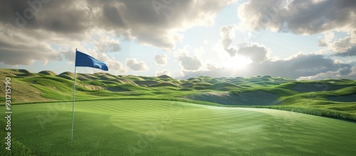 Tropical golf course fairwa...