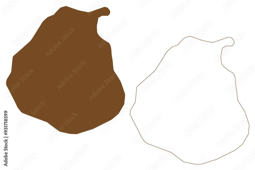 Rainer island (Russia, Russian Federation, Franz Josef Land archipelago) map vector illustration, scribble sketch Rainier or Ostrov Raynyera map Rainer island (Russia, Russian Federation, Franz Josef Land archipelago) map vector illustration, scribble sketch Rainier or Ostrov Raynyera map