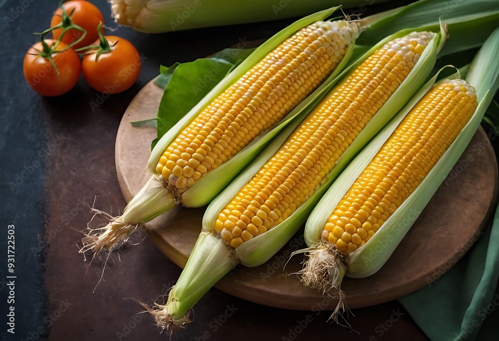 Fresh organic yellow corn coabs Fresh organic yellow corn coabs