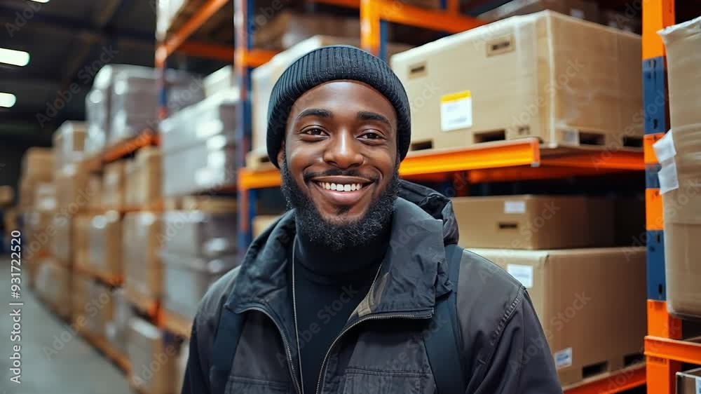 images of a cheerful warehouse workers in a well-organized storage facility, surrounded by stacks of boxes. images of a cheerful warehouse workers in a well-organized storage facility, surrounded by stacks of boxes.