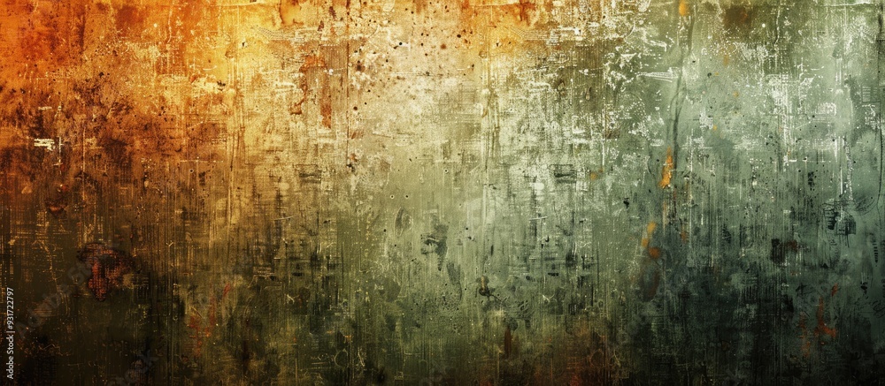 Obraz premium Antique vintage grunge texture pattern Abstract aged background featuring gradient fine art design with vignette and copy space
