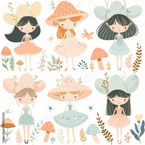 Vector Pixie simple and minimalist