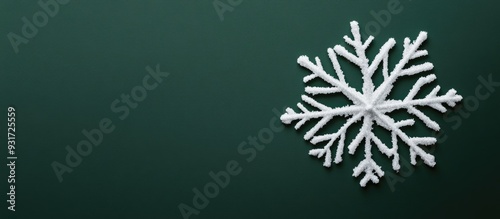White snowflake design for ...