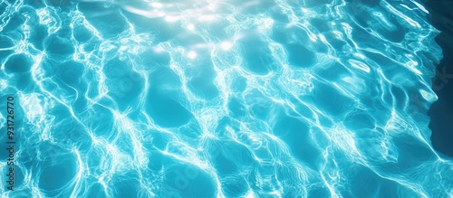 Close up view of bright blu...