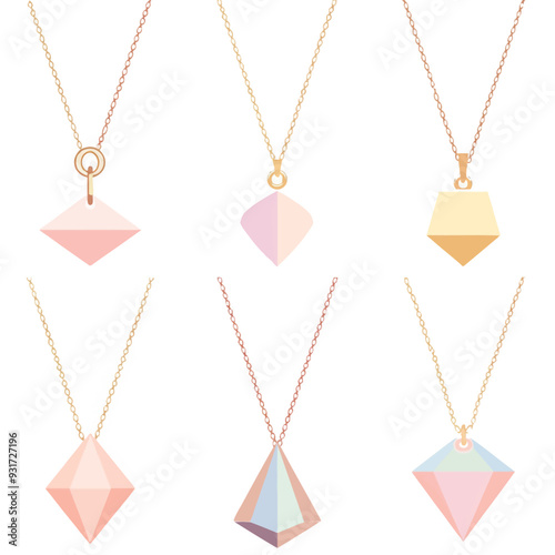 Vector Necklace simple and minimal