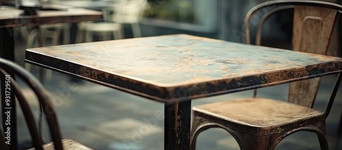 modern vintage iron table a...