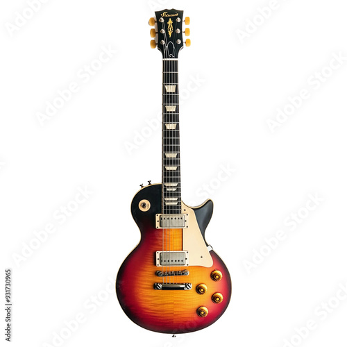 electric guitar isolated on white