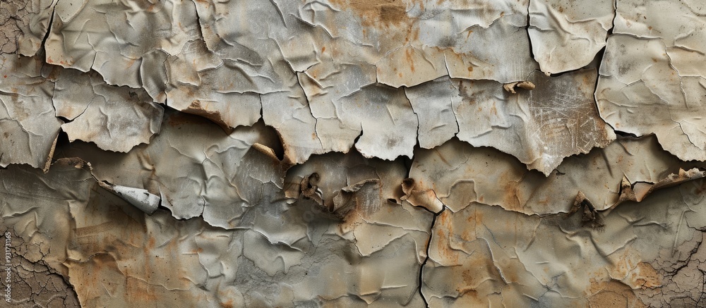 Collection of textures featuring old torn paper wallpaper Ripped pieces of paper on concrete walls A variety of expansive vintage backgrounds for design purposes. with copy space image Collection of textures featuring old torn paper wallpaper Ripped pieces of paper on concrete walls A variety of expansive vintage backgrounds for design purposes. with copy space image