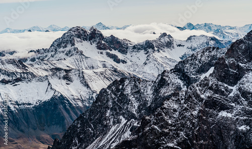 Canvas Print la grave mountains France