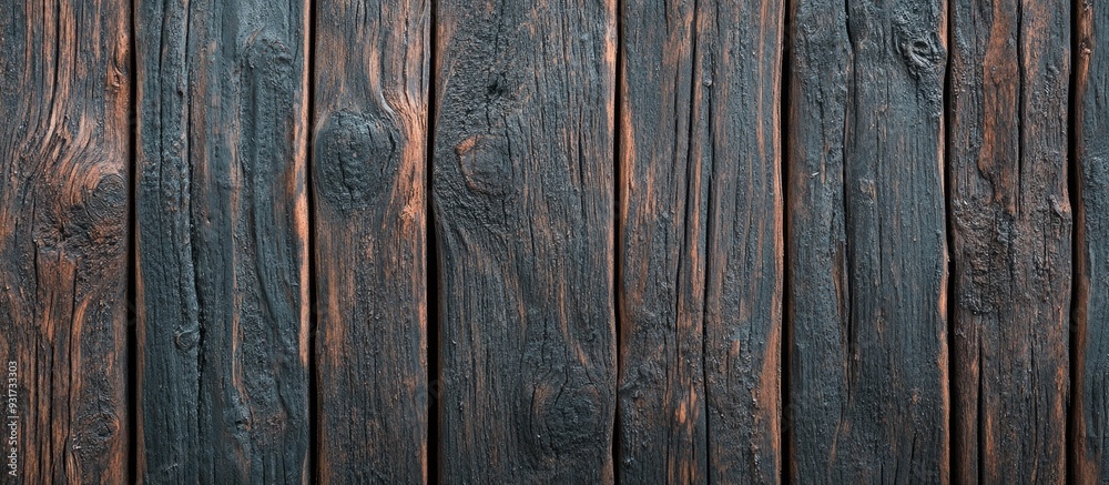 Old brown rustic dark wooden texture panoramic wood background long banner. with copy space image. Place for adding text or design Old brown rustic dark wooden texture panoramic wood background long banner. with copy space image. Place for adding text or design